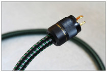 Copper Color Copper Color Wind Yi power cord Fond single crystal copper alloy fever grade American standard power cord