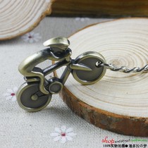 Love sports bike competition small pendant mini bike fan gift gift gift keychain metal jewelry