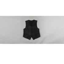 Chest 42 black all cowhide slim horse clip retro vest womens leather original single foreign trade vest 13