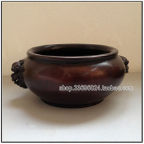 Jufoge Buddha Taiwan fine bronze Lixiang * Premium 5-inch bronze lion ear incense burner