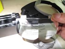 Exit] Headset-mounted magnifying glass luminous multi-function maintenance appraisal for the elderly to read and read