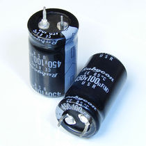Imported Japan 100uF 450V Rubycon USR electrolytic capacitor ruby 22 x 35
