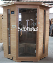 Double corner spectrum energy house Far infrared light wave bath room Tourmaline sweat steam room Home sauna room