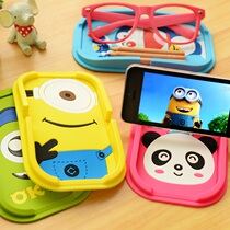Han Edition Creativity Cute Cartoon Silicone Phone Anti Slip Seat Bracket Multifunction Onboard Mobile Phone Anti-Slip Mat