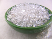 Natural white crystal Crushed crushed crystal degaussing crystal Put in fish tank Crystal 100g is not sold separately