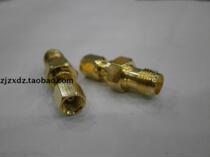 RF adapter SMC inner screw inner hole to SMA outer screw inner hole all copper gold plated adapter