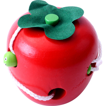 Catch the bug Catch the bug game Baby wooden stringing toy Puzzle toddler children 1-2 years old Hand-eye coordination Montessori early education