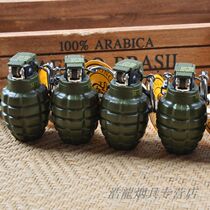  Personality creative grenade type lighter Military collection Field mine sand gear plus gas lighter
