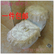  1-piece new lace toilet cover Three-piece toilet washer toilet cover cushion cover Liangchen Meijing series
