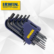 US IRWIN Owen Meihua Allen Wrench Combination Set Flower Wrench Mini Hexagon Portable