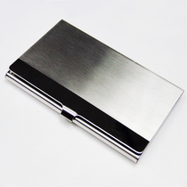 Stainless steel business card box ultra-thin metal male lady business fashion business card holder creative storage box