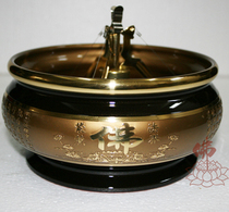 Buddhist Supplies Taiwan Beaucan Hall Pure Bronze Hearts Warp tower Incense Stove Buddha Supplies High-end Incense Stove Sandalwood Stove Incense