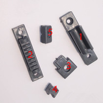 3 section screen window accessories Slide up and down screen window accessories Plastic accessories Aluminum alloy screen window I-shaped accessories