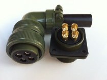 Power wire plug Aviation plug military gauge connector servo motor connector 22-22s 22-22p