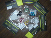 SARS 7075 aluminum alloy dental plate screw plate D (5 pairs) divided into single Plate double plate 2 lengths