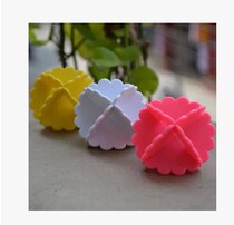 Japans KM laundry ball wash protection ball large 3 packs wash cleaner anti-winding diameter 6 5cm