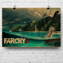 Island Terrified 3 Game Poster Farcry 3 Polar Warfare Howling 3 Jason Brody Ubbi poster