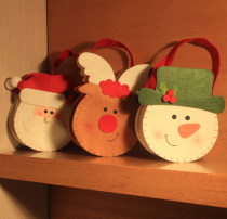 Christmas ornament three-dimensional tote bag candy gift bag holiday company welfare package small gift bag candy