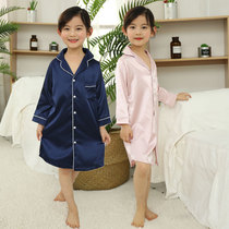 Womens autumn clothing parent-child pajamas 2021 New Tide mother and daughter Autumn female baby nightgown Princess spring and autumn 1-3 years old 9