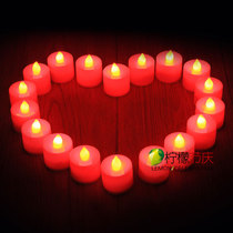 Creative rose package Romantic proposal confession Birthday gift LED smoke-free remote control candle light-electronic candle