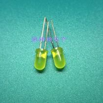  5MM yellow yellow LED light 5MM Light emitting diode LED yellow yellow F5 highlight short foot spot