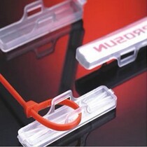 Environmental protection new material 3010 plastic waterproof transparent cable logo frame logo frame cable tie marking listed wire signage