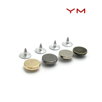 Jeans Rivet Buttons Round Flat Shoes Button Sandals sandals Heel Linings Decorative Rivets