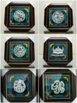 Customized Guizhou Featured Crafts Miao Traditional Crafts Pure Silver Painting Festival Gift Size 36x36