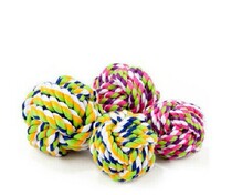 Pet toys Dog Rope Ball Toys Cotton Rope Rope Ball Dog Toy Cotton Ball for small and medium dog dog