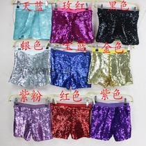 Stage singer performance costume jazz dance nightclub super-style personality shining full sequins ds performance shorts hot pants