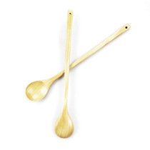 Home-made enzyme special extra-long wooden mixing spoon Extended handle wooden spoon custom extra-long spoon tasteless 33cm