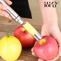 Shanghe 304 stainless steel apple coring device Pear coring device coring device to go to the fruit heart kitchen gadget