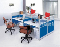 Kunming office furniture panel screen partition desk work desk workstation computer desk four-person combination desk staff card sitting