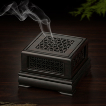 Casuant box pan incense burner mahogany black light sandalwood incense burner sandalwood incense burner sandalwood incense burner