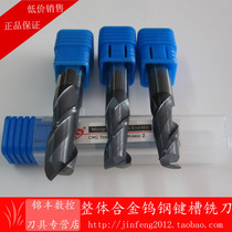 50 degrees ultrafine tungsten steel CNC cemented carbide 2 edge keyway coated milling cutter 1 2 3 4 5 6 8 10 12