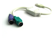 GRISUSB to PS2 connected keyboard mouse scanning gun ps2 to usb rotary head converter with core