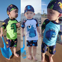 1-2-3-4-5-6-7-8 years old children 9 split swimsuit set boy Primary School baby surf swimming trunks