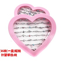 A3122 color-retaining rhinestone rings 36 alloy jewelry fashion jewelry Yiwu 2 yuan store