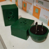 Rubber rubber 10A three plug socket plug industrial socket waterproof plug plug direct sales can not fall bad
