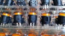 Taiwan SCI new push button switch with light 1 5A 4 feet R13-523BL-05 self-locking push button switch