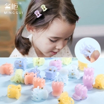 Childrens hair clip Hair card sweet cute cute top clip Braided hair grab clip head accessories Tie braids small clip Korean mini