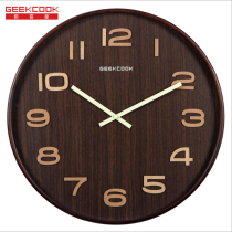 Super large size Wall Clock 21 inch (53CM) wooden clock for hotel living room sun movement