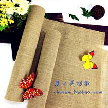 Kindergarten wall decoration DIY handmade linen fabric fabric woven wall decoration works background cloth hanging decoration