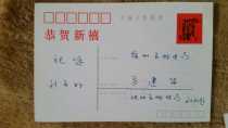 HP8 Snake year Lunar New Year postage postcard Real send sheet Missed Pin with a floor stamp