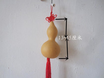 Natural subwaist color gourd 13-15cm with red Chinese knot pendant hanging ornaments crafts