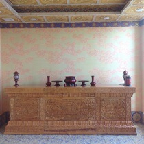 Beijing Buddhist shrine factory custom camphor wood Buddhist temple design Tibetan Buddhist niche Tibetan Buddhist Temple