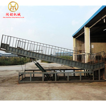 Pig unloading platform lift hydraulic lifting platform rail lift lift stage