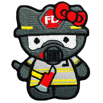 Fire KT Cat Octopus Octopus clobbub with embroidered label embroidered label Badge Arm Octopus for cross country