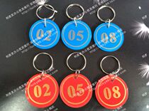 Deposit Card Number Plate Bathing Number Plate ROUND CARD KEY CARD SAUNA HAND CARD NUMBER PLATE HAND HOLDING CARD