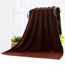 Special towel for fire therapy pure cotton flame retardant front chest and back full body thick bath towel Brown 70 * 150cm